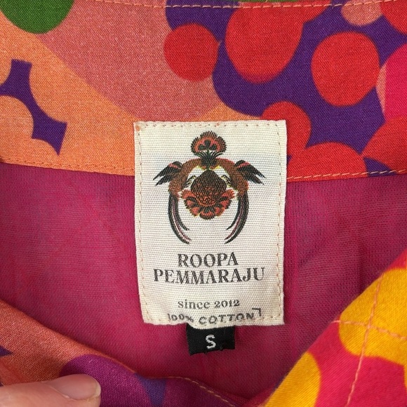 Anthropologie Roopa Pemmaraju floral midi dress sz sm - Picture 10 of 12